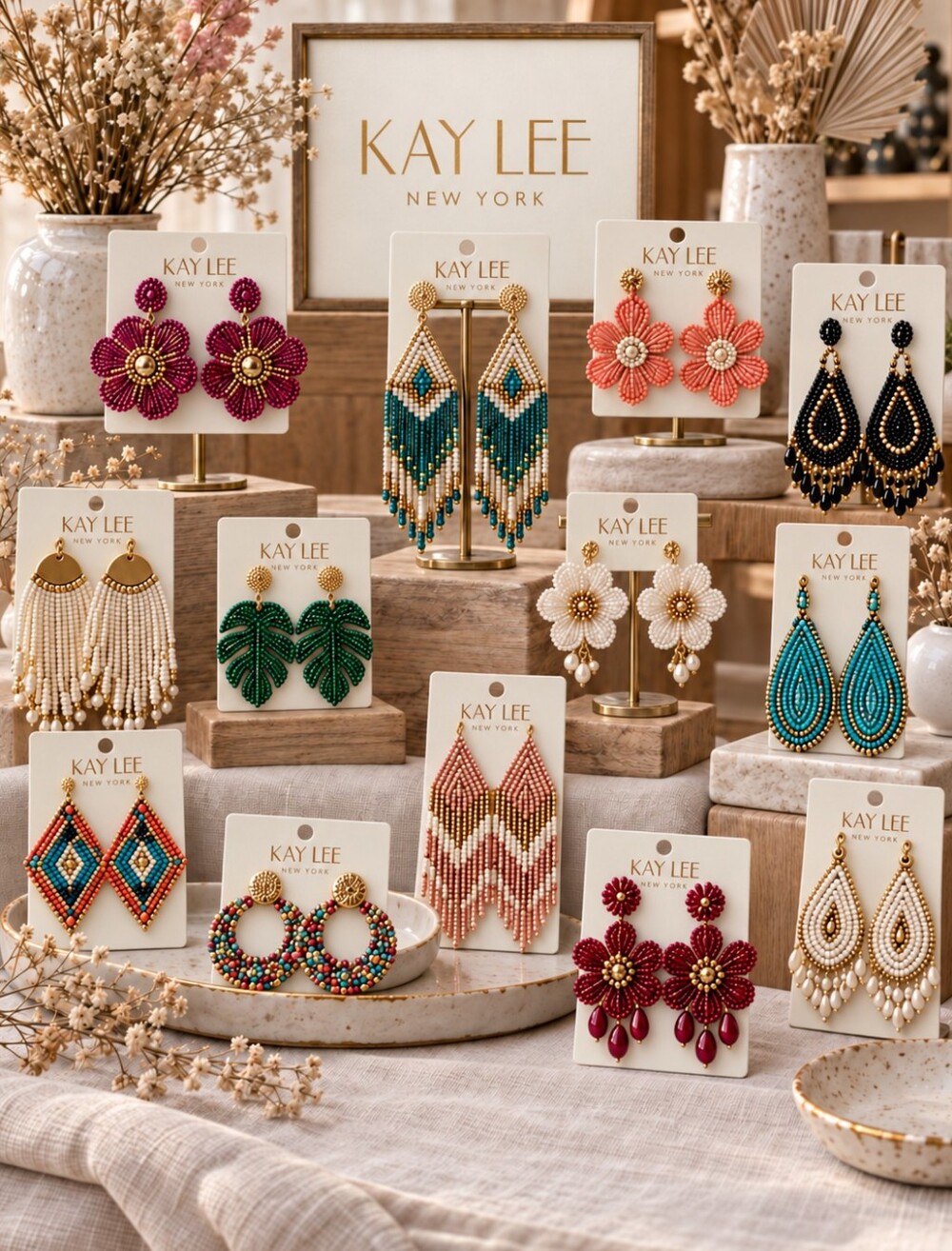 Kay Lee Beaded Earrings | 9/20 Live Show